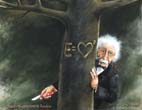 Relativně zamilovaný Einstein